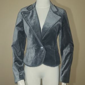 Gray Velvet Blazer by "She Said"